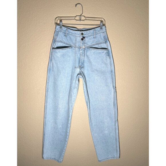 Marithe Francois Girbaud Vintage Women's High-Waisted Jeans Size 7/8 Light Wash - Picture 1 of 8